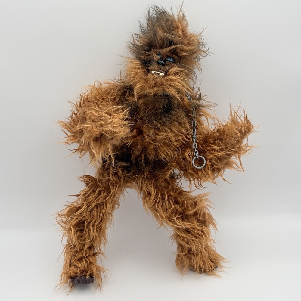 1997 Kenner Star Wars Chewbacca Chewie Poseable Doll 12"